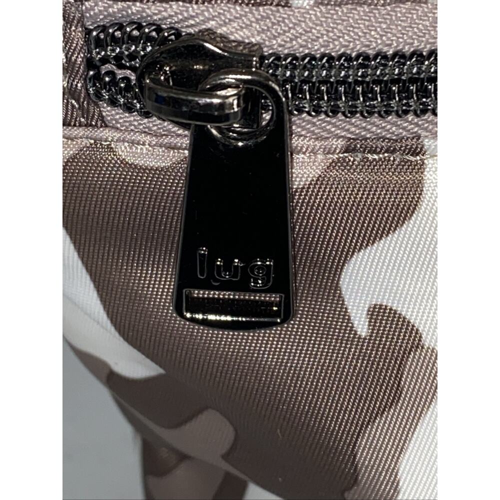 Lug Flare Crossbody Bag‎ Purse RFID Interior Camo Camouflage Sand Taupe Brown - Picture 8 of 11